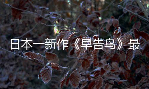 鸟推出消息作早告最新 早正式告鸟一新日本